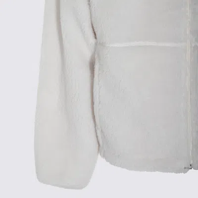 The North Face Soft Texture High Collar Jacket With Pockets In Gray