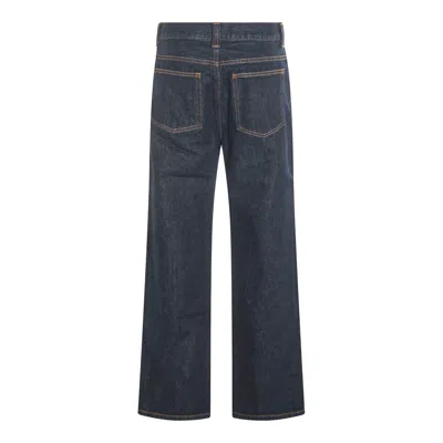 Khaite Womens Benson Bonnie Straight-leg Denim-blend Jeans In Blue