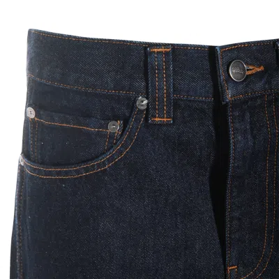 Khaite Womens Benson Bonnie Straight-leg Denim-blend Jeans In Blue