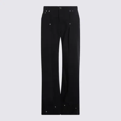 Jean Paul Gaultier Overdyed Upper Panel Denim Trouser In Black