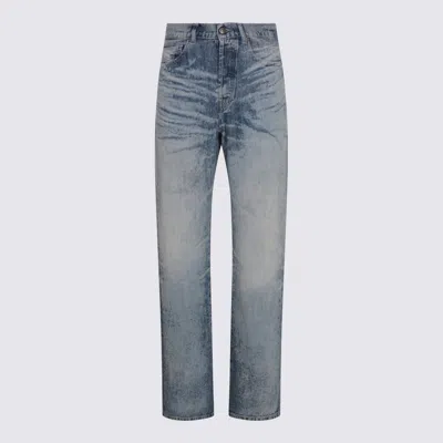 Diesel Women 1971 D-sent Jeans With Distressed Effect In Blue