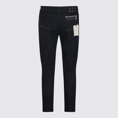 Jacob Cohen Jeans Blue And Green In Black