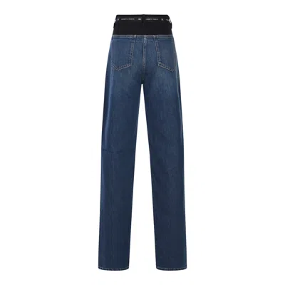 Elisabetta Franchi Jeans Blue/nero In Blue