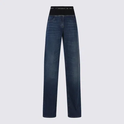 Elisabetta Franchi Jeans Blue/nero In Blue