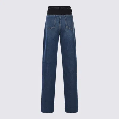 Elisabetta Franchi Jeans Blue/nero In Blue
