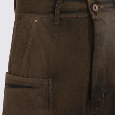 Rick Owens Jeans Darkdust Degrade In Black