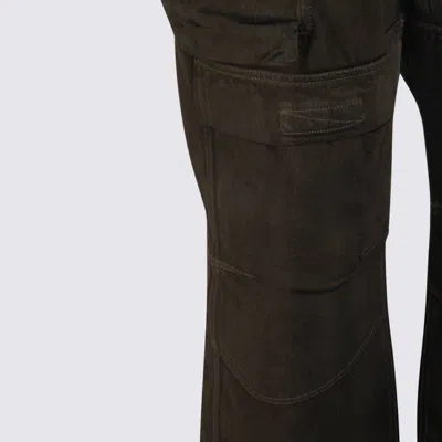 Rick Owens Jeans Darkdust Degrade In Black