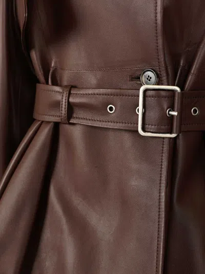 Loewe Lambskin Nappa Jacket Jackets Brown In Brown