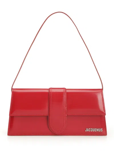 Jacquemus Le Bambino Long In Patent Leather Bags