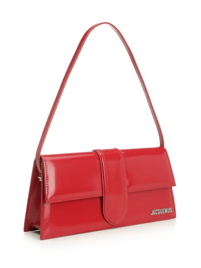 Jacquemus Le Bambino Long In Patent Leather Bags