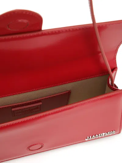 Jacquemus Le Bambino Long In Patent Leather Bags