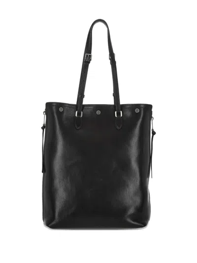 Dolce & Gabbana Versatile Leather Tote Bag With Adjustable Straps In Black