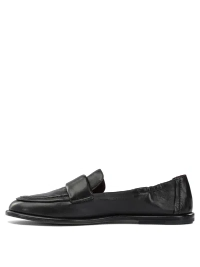 Pomme D'or Leather Loafers In Black
