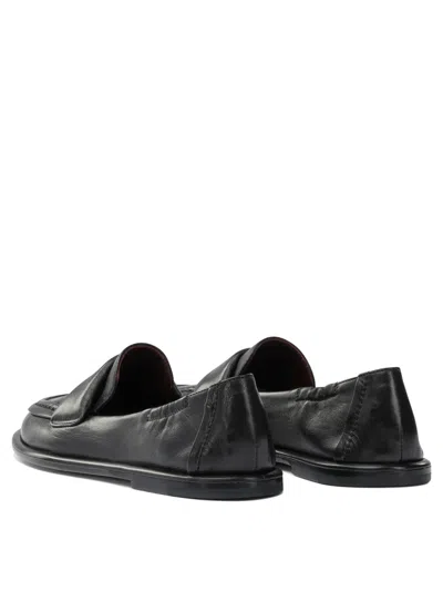 Pomme D'or Leather Loafers In Black