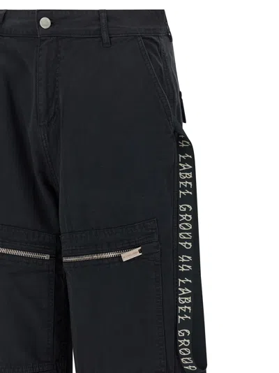 44 Label Mech Pants Black In Black