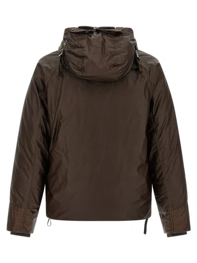 C.p. Company Medium Jacket Puffer Jackets Brown In Brown