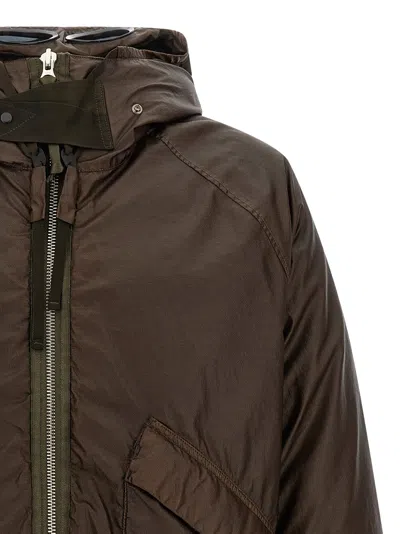 C.p. Company Medium Jacket Puffer Jackets Brown In Brown