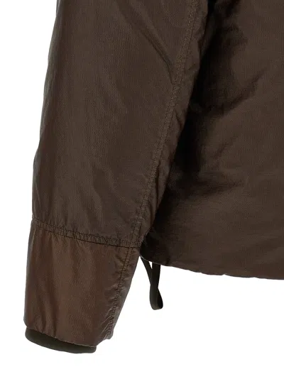 C.p. Company Medium Jacket Puffer Jackets Brown In Brown