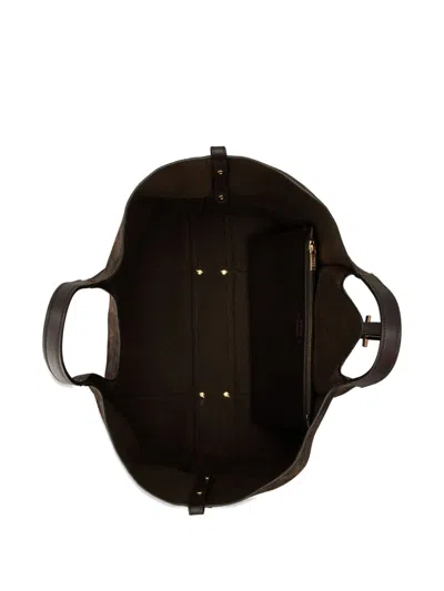 Tod's Dual Handle Metal Hardware Open Top Suede Finish