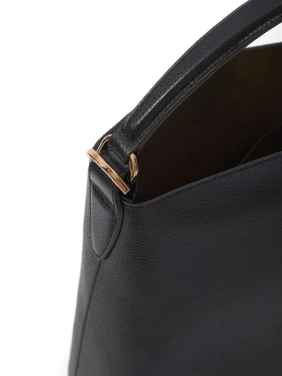 Tod's Mini Leather Bucket Bag In Black