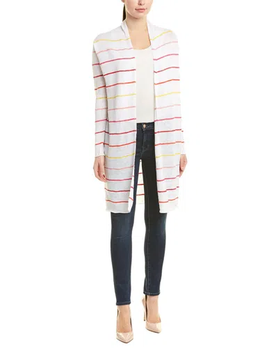 Incashmere Linen Duster In Gray