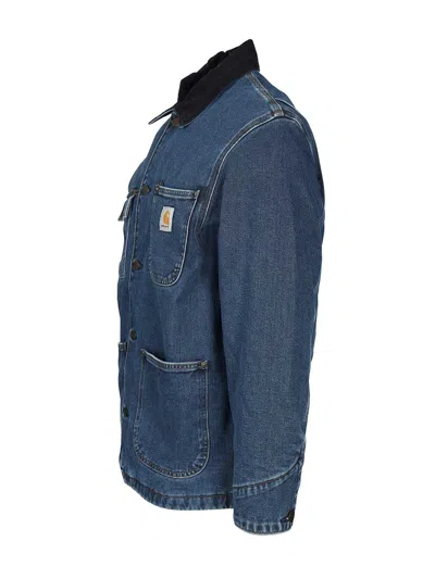 Carhartt Og Chore Jackets Blue In Blue