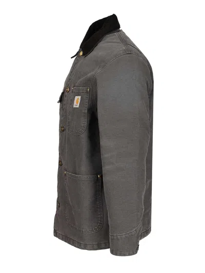 Carhartt Og Chore Coat Jackets Grey In Gray
