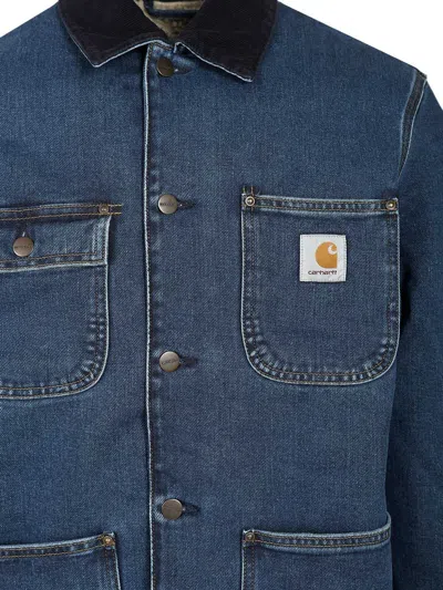 Carhartt Og Chore Jackets Blue In Blue
