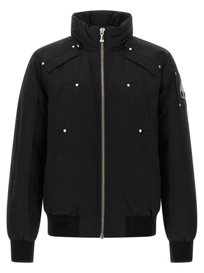 Moose Knuckles Original Ballistic Down Jacket In Black