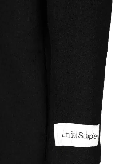 Amish Oversized Wool Blend Coat Coats Black In Black