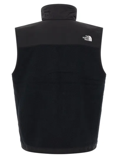 The North Face Logo Vest With High Collar And Pockets In Black