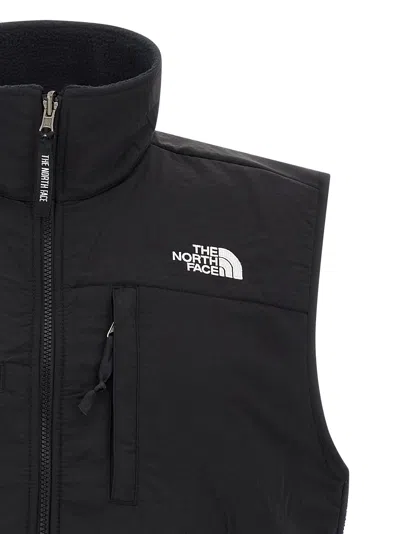 The North Face Logo Vest With High Collar And Pockets In Black