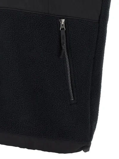 The North Face Logo Vest With High Collar And Pockets In Black