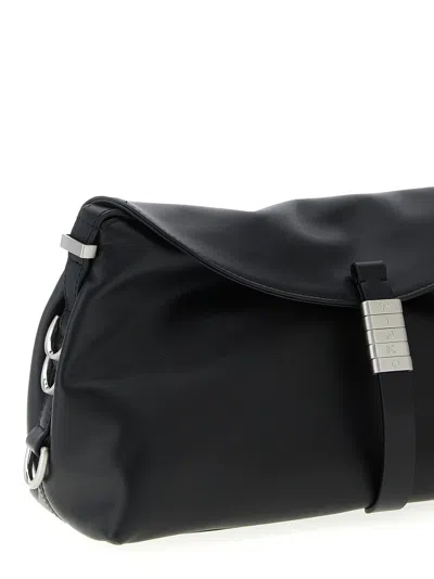 Pinko Saddle Baguette Shoulder Bags Black In Black
