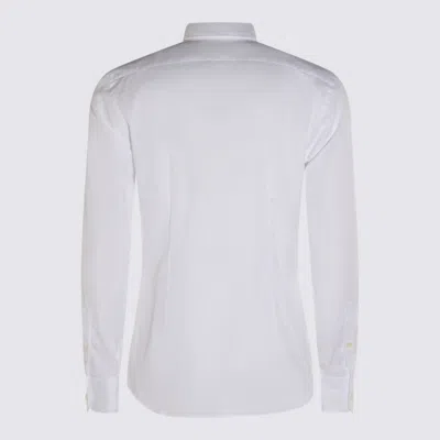 Glanshirt Long-sleeve Cotton Shirt In White