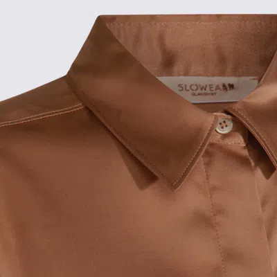 Glanshirt Shirts In Brown