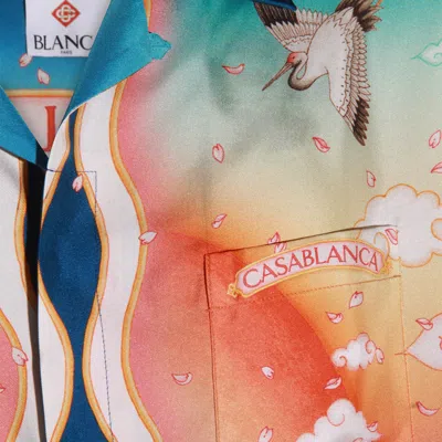 Casablanca Tennis Club Shirt In Multi