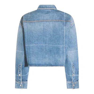 Alexander Wang Shirts Vintage Marbled Blue In Blue