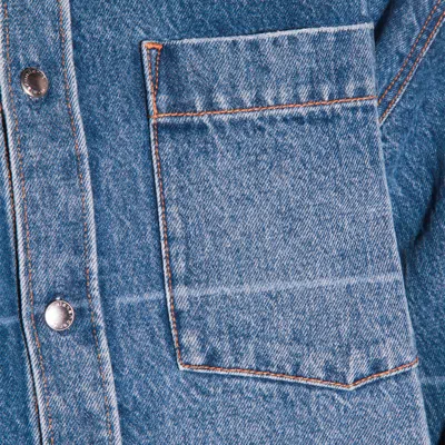Alexander Wang Shirts Vintage Marbled Blue In Blue