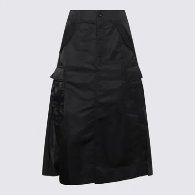 Sacai Skirts Blacks And Greys