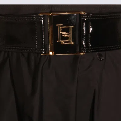 Elisabetta Franchi Skirts Blacks And Greys In Black