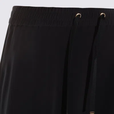 Herno Nylon Skirt With Drawstring And Elastic Waistband In Blue