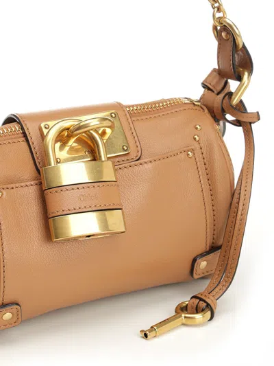 Chloé Small Paddington Chain Bag Shoulder Bags Brown
