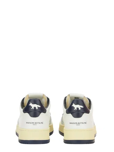Autry X Maison Kitsune Autry X Maison Kitsuné Sneaker "medalist" Low In Neutral