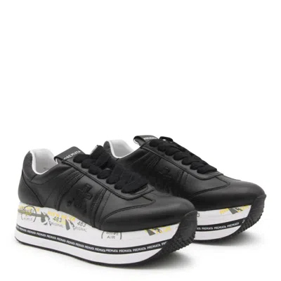 Premiata Beth Black Sneakers In Multi