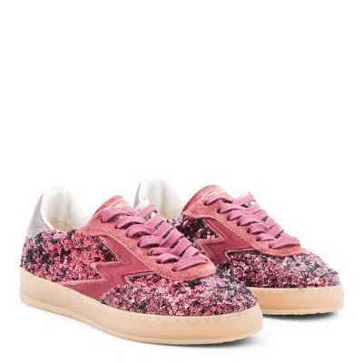 Moaconcept Sneakers Bordeaux Paillettes In Multi