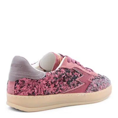Moaconcept Sneakers Bordeaux Paillettes In Multi