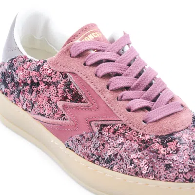 Moaconcept Sneakers Bordeaux Paillettes In Multi