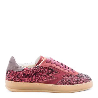 Moaconcept Sneakers Bordeaux Paillettes In Multi
