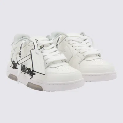 Off-white Out Of Office Graffiti-print Low-top Sneakers In Multi